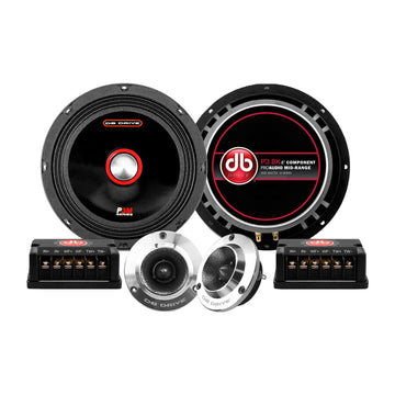 Set de Medios Rangos DB Drive P3 8K 8 PLG 300W - Audioshop México lo mejor en Car Audio en México -  DB Drive